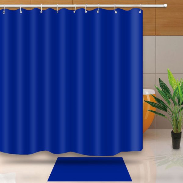 rideau douche avenue bleu marine