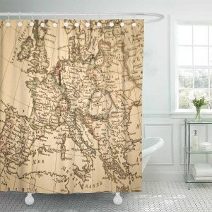 rideau douche carte de france