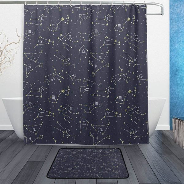 rideau douche constellation