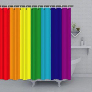 rideau de douche drapeau lgbt