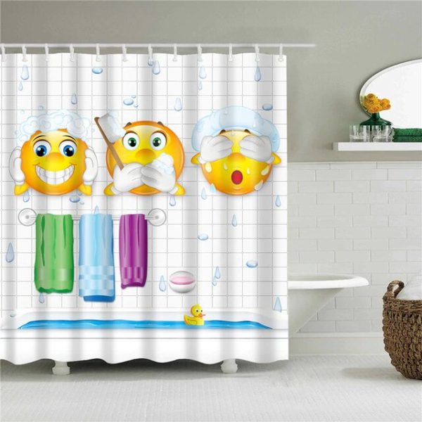 rideau douche avenue emoticone