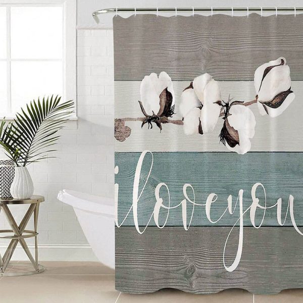 rideau douche avenue fleur de coton