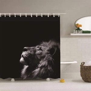 décoration salle de bain avec lion impérial