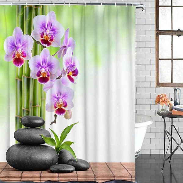 Rideau Douche Avenue Zen Rose