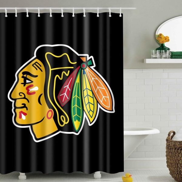 Rideau De Douche Amérindien coloré avec motifs