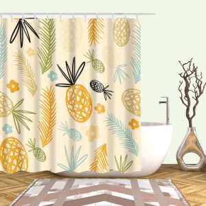 rideau douche avenue ananas