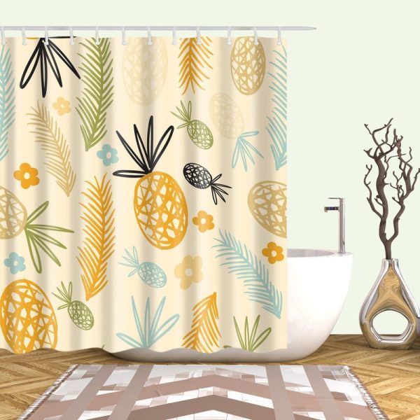 rideau douche avenue ananas