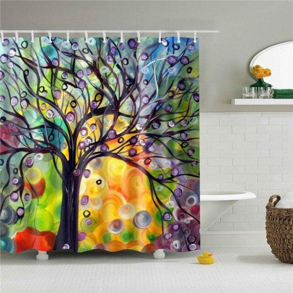 rideau douche arbre vital
