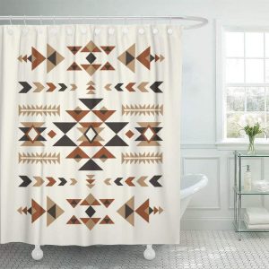 rideau de douche azteque
