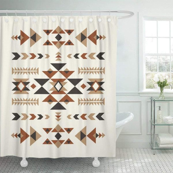 rideau de douche azteque