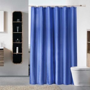 Rideau Douche Avenue Bleu Roi