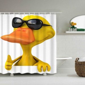 rideau douche canard cool