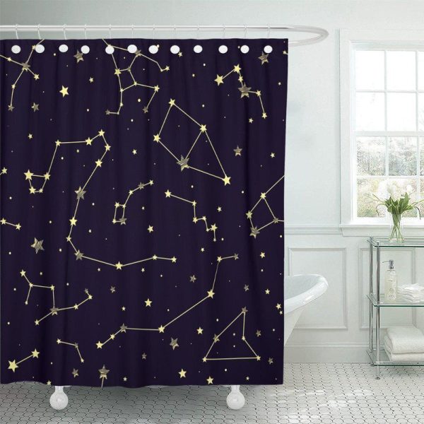 rideau de douche carte du ciel