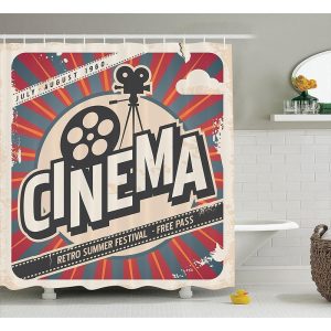 Rideau douche cinéma unique