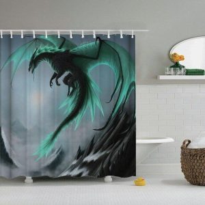 rideau de douche dragon