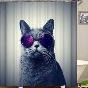 rideau De Douche Drôle De Chat