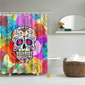 rideau douche avenue el dia de los muertos