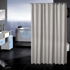 rideau douche avenue gris clair