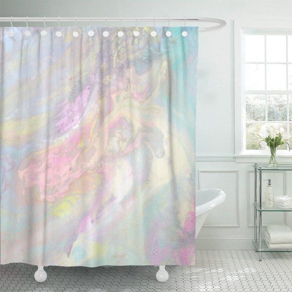 rideau de douche iridescent
