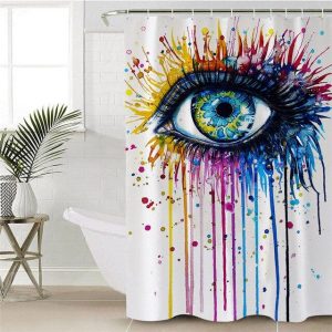 rideau douche design