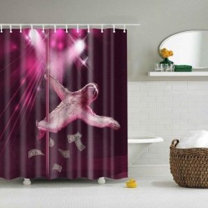 rideau de douche paresseux extraverti