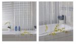 Douche translucide moderne