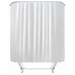 rideau douche transparent rigide