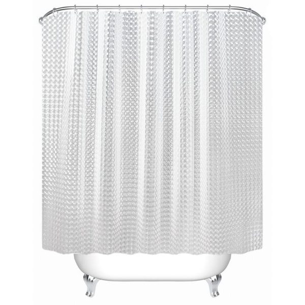 rideau douche transparent rigide