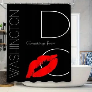 Rideau De Douche Collection Glamour Salutation De WASHIGTON