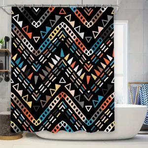 rideau douche africain