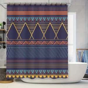 rideau de douche déco en polyester
