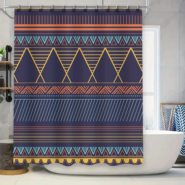rideau de douche déco en polyester