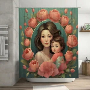 Rideau De Douche Ma Reine Mère
