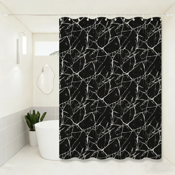 Rideau De Douche Noir
