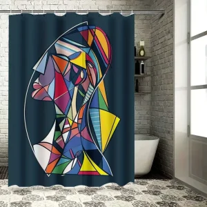 rideau de douche contemporain
