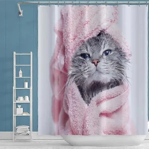 rideau de douche polyester élégant