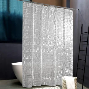 Rideau De Douche Géométrique