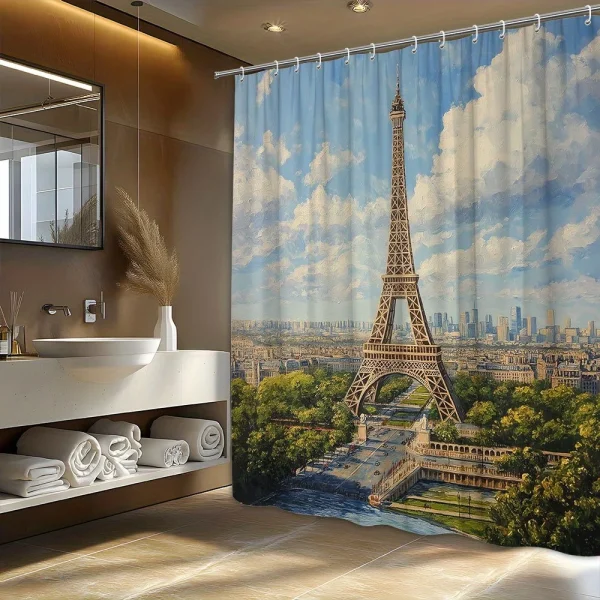rideau douche panorama parisien