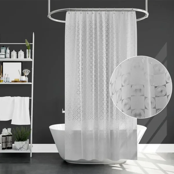 rideau de douche décoratif élégant