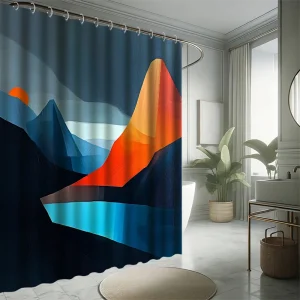 rideau de douche couleurs fantastiques