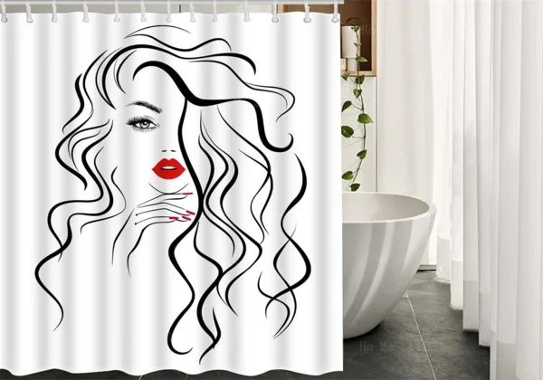 Rideau De Douche Regard Captivant