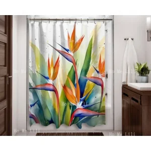 rideau de douche romantique