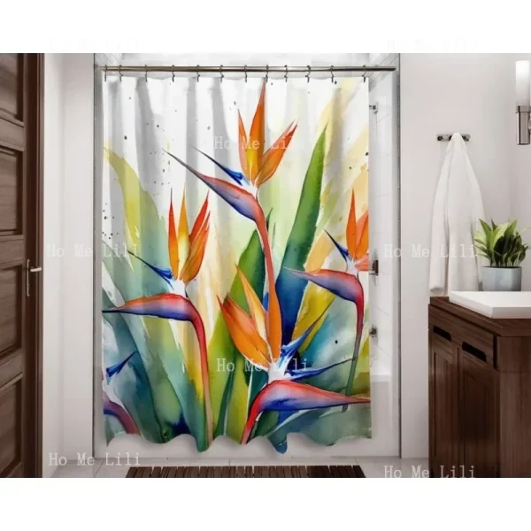 rideau de douche romantique