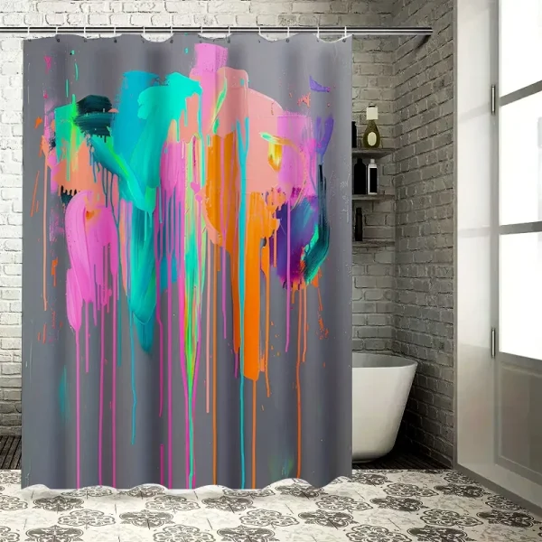 rideau de douche artistique