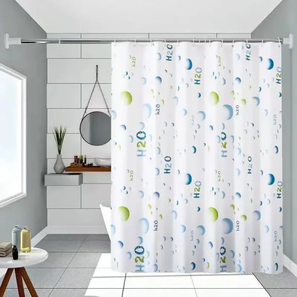 rideau douche moderne