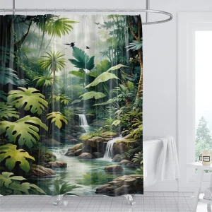 Rideau De Douche Évasion Tropicale