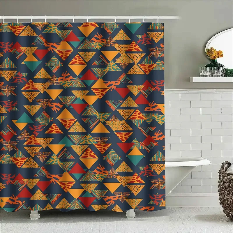 rideau de douche motifs ethniques